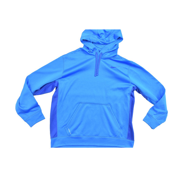 Nike Therma-FIT Men's Blue Pullover Hoodie Regular Size XL Pocket Hoodie - Picture 1 of 8